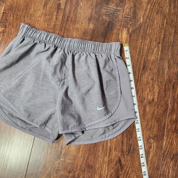 Nike Running Shorts Womens Dri FIT Tempo Brief Lined Grey Size Small - Picture 4 of 8